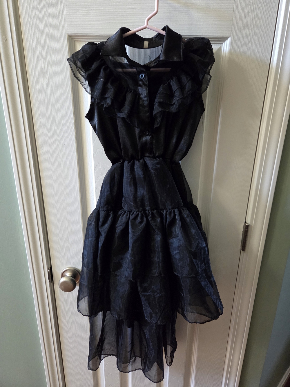 Wednesday Halloween Costume Dress & Belt